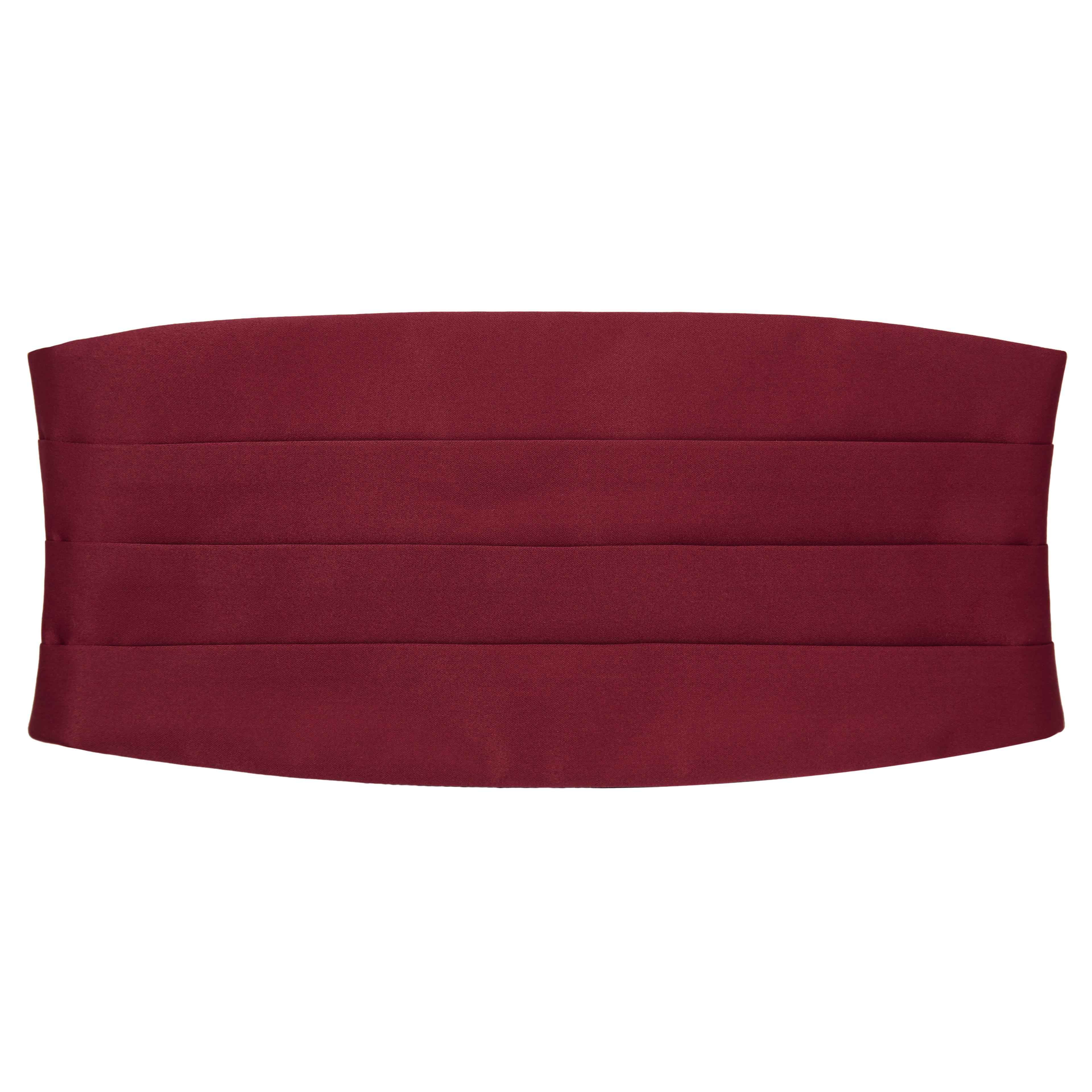 Burgunderroter Basic Kummerbund